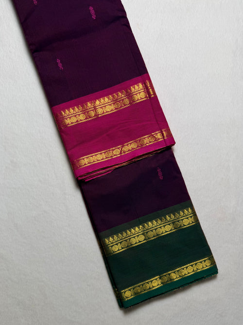 Premium Ganga Jamuna Kanchi Cotton Saree