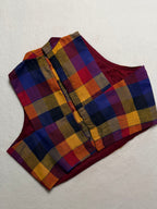Madras Checks Blouse Piece