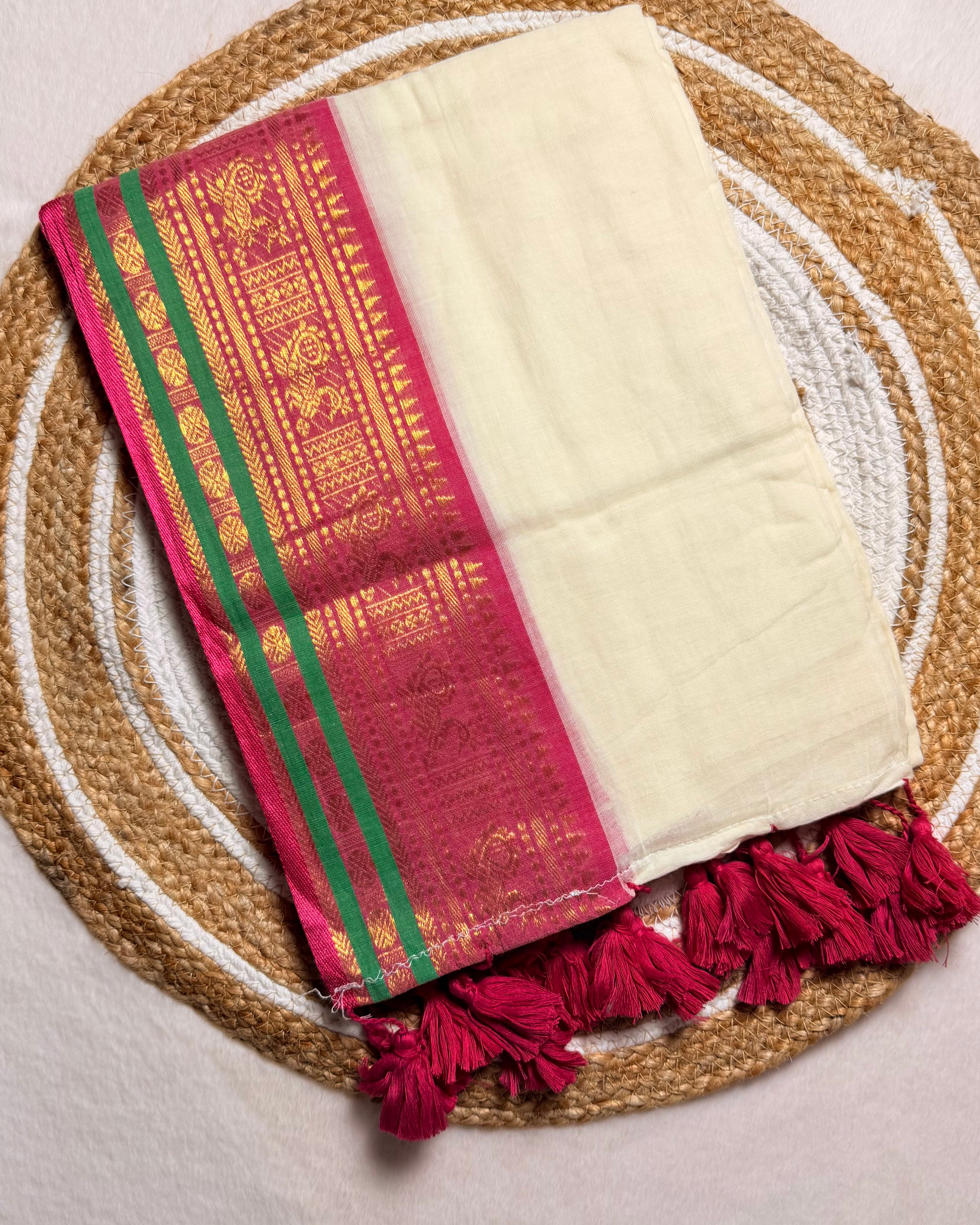 Premium Mul Cotton Saree