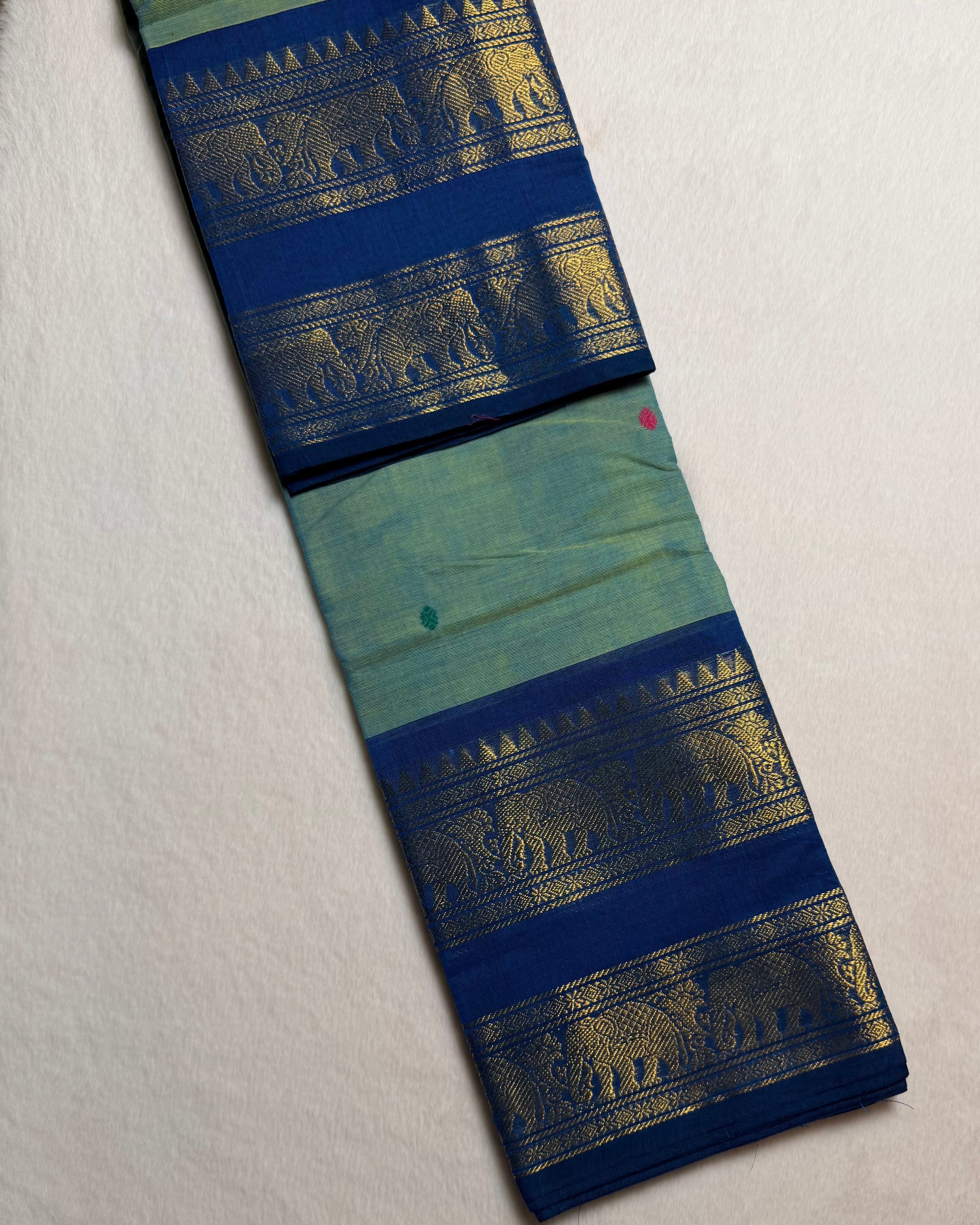 Premium Zari Kanchi Cotton Saree