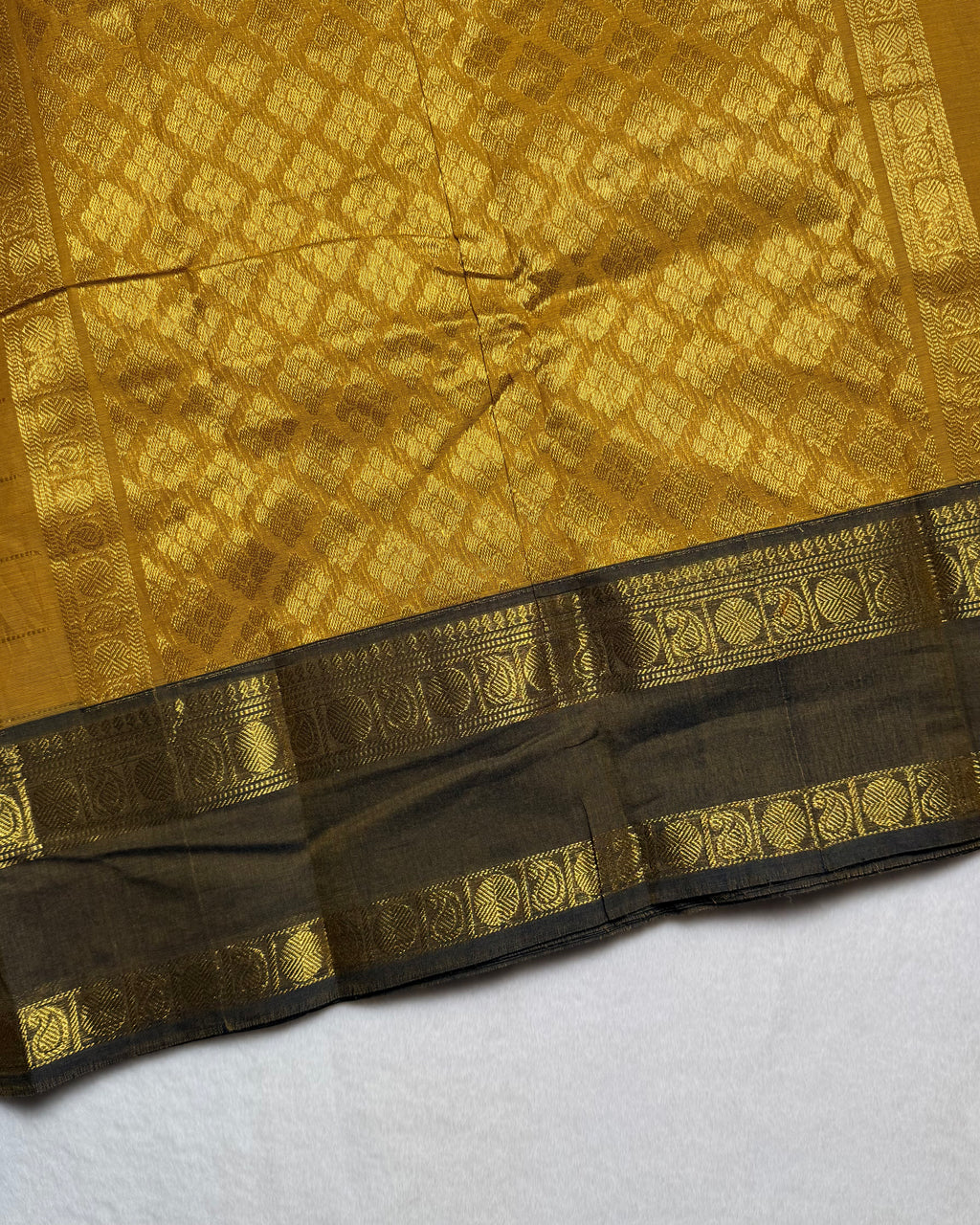 Premium Grand Pallu Kanchi Cotton Saree