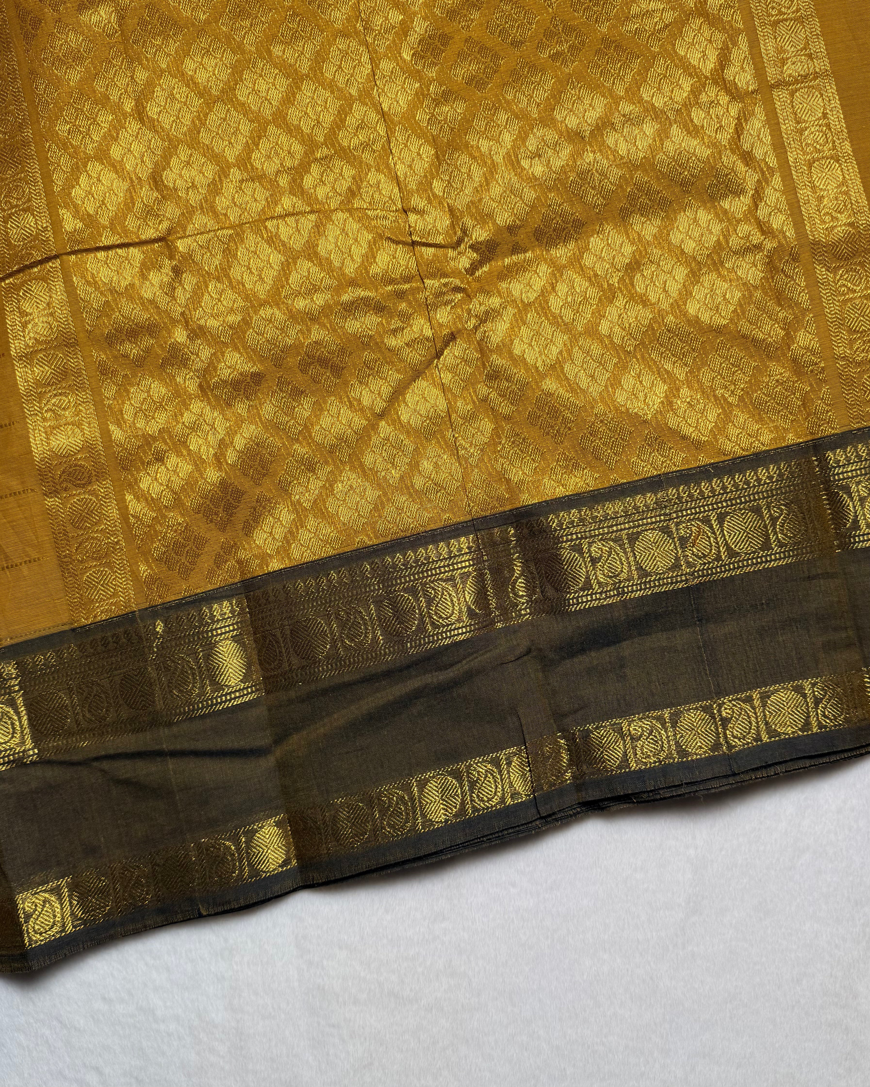 Premium Grand Pallu Kanchi Cotton Saree