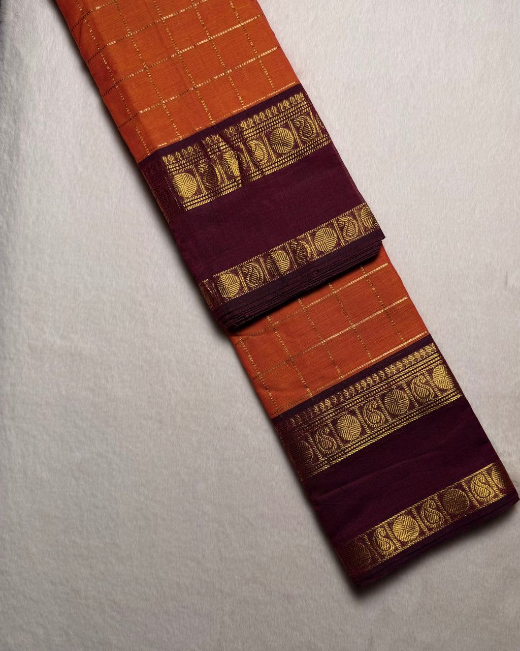 Premium Grand Pallu Kanchi Cotton Saree