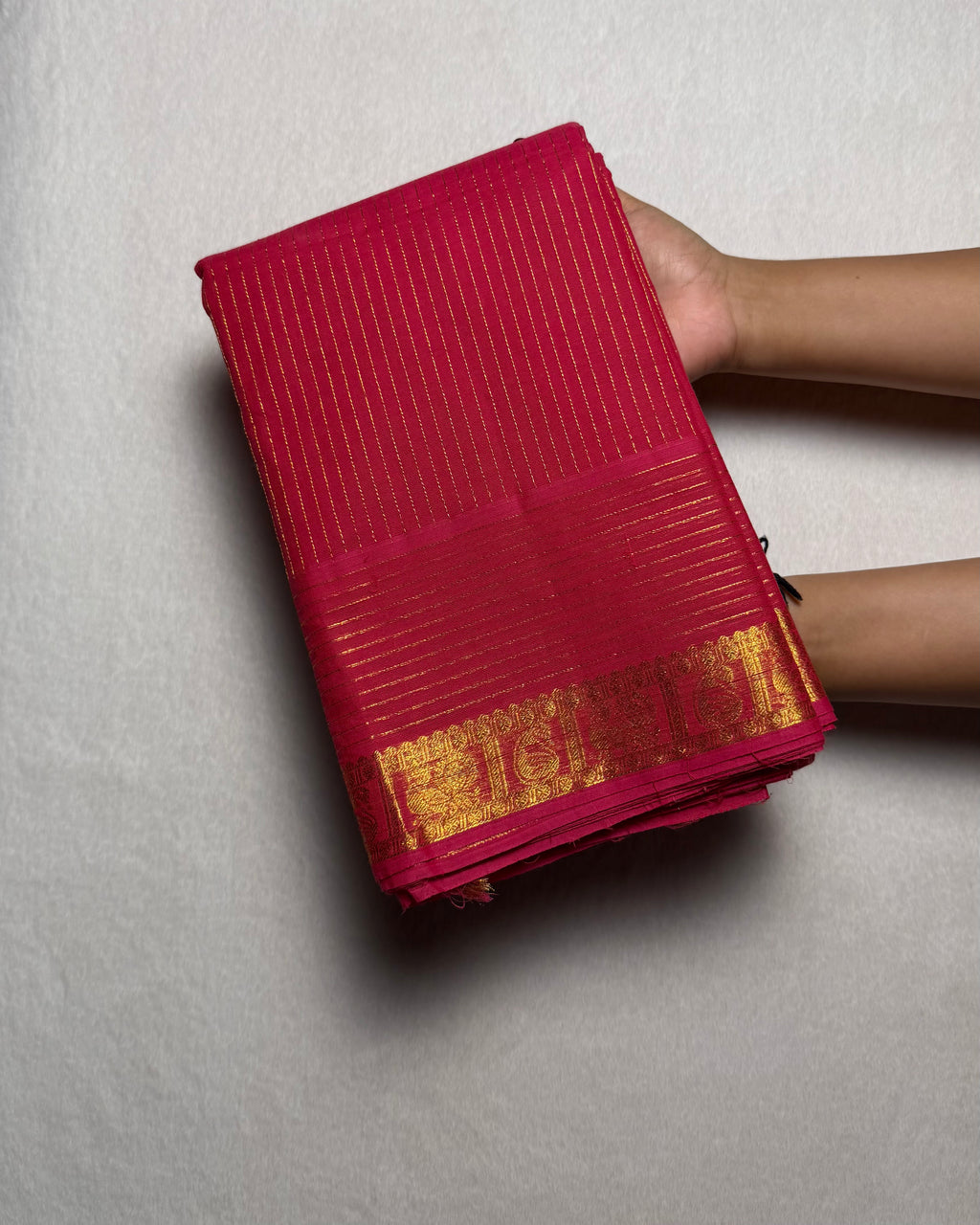 Premium Grand Pallu Kanchi Cotton Saree