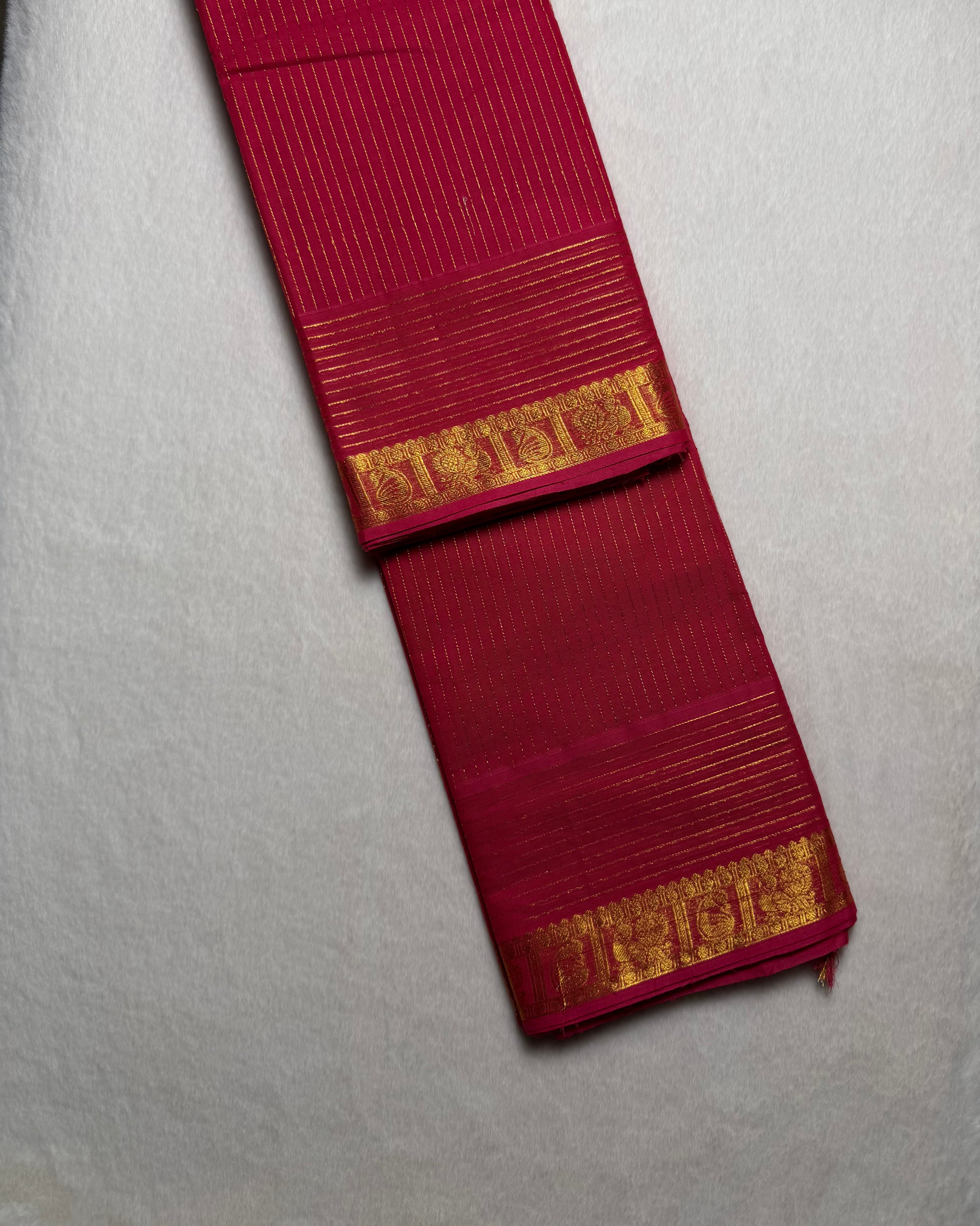 Premium Grand Pallu Kanchi Cotton Saree
