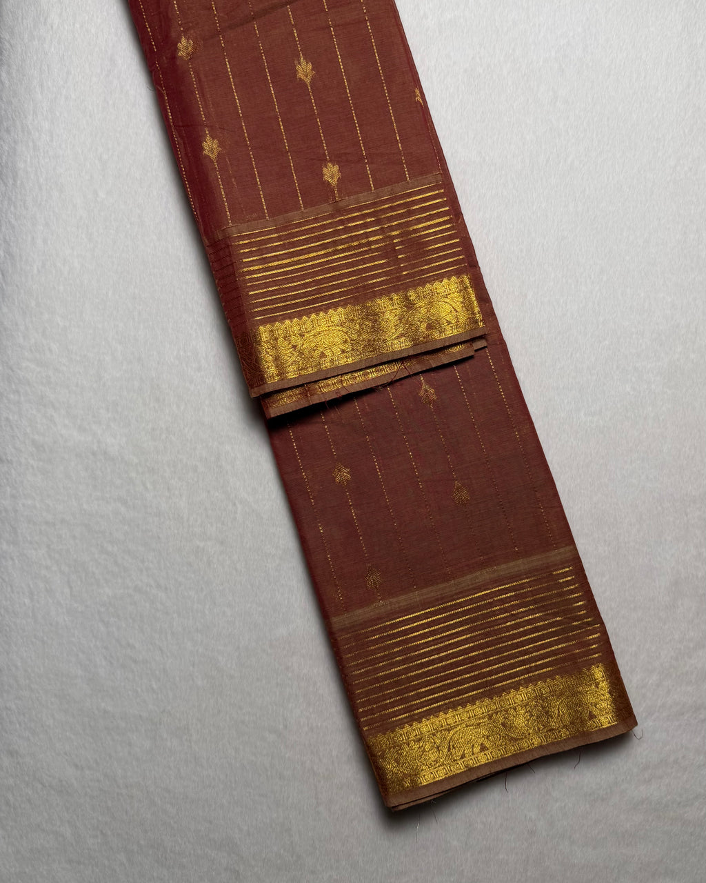 Premium Grand Pallu Kanchi Cotton Saree
