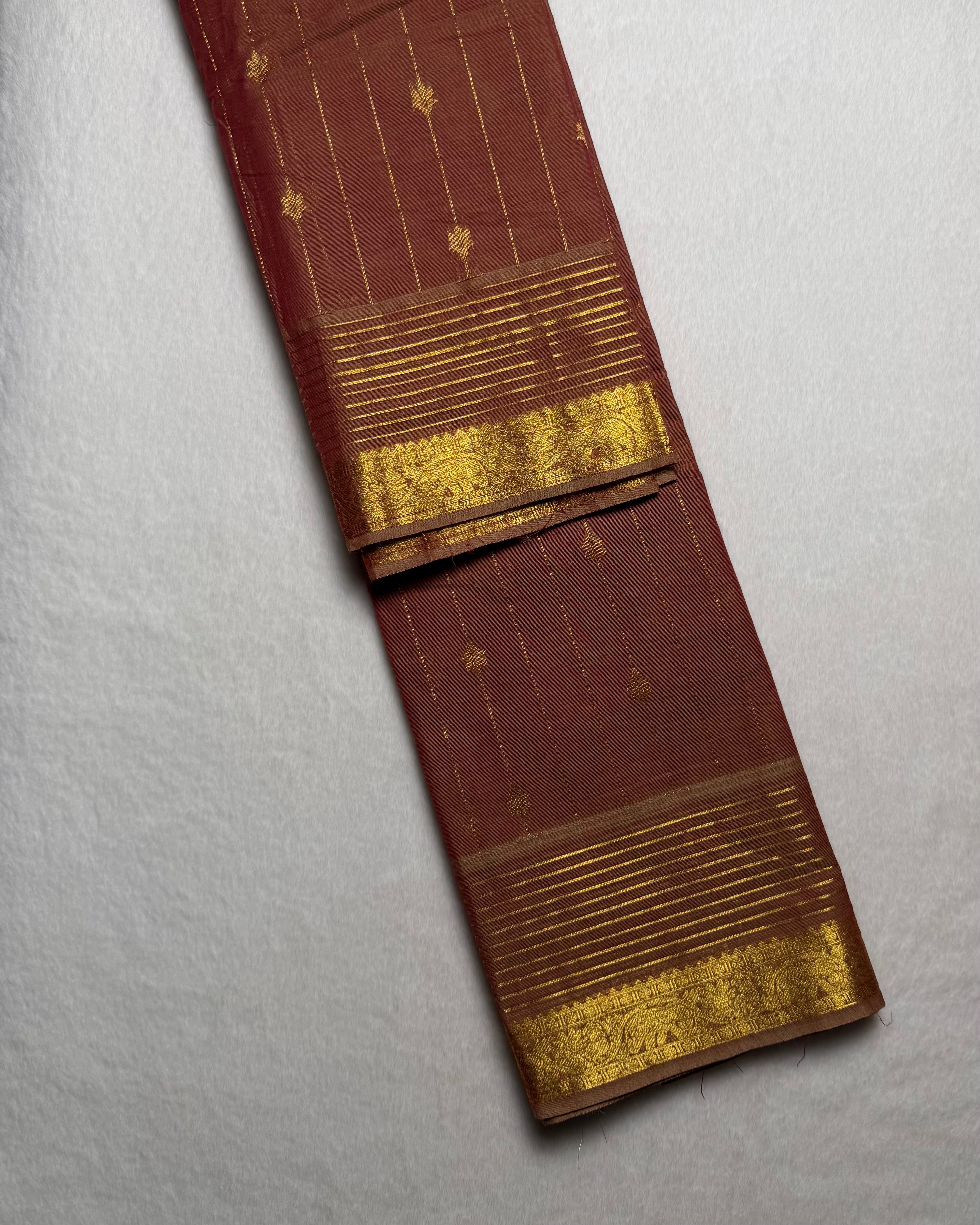Premium Grand Pallu Kanchi Cotton Saree