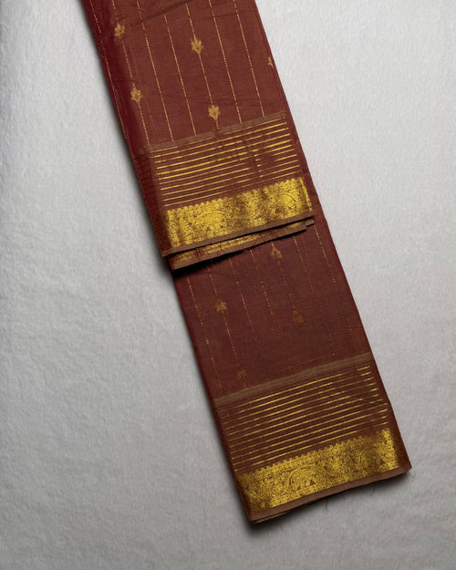 Premium Grand Pallu Kanchi Cotton Saree