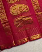 Premium Grand Pallu Kanchi Cotton Saree