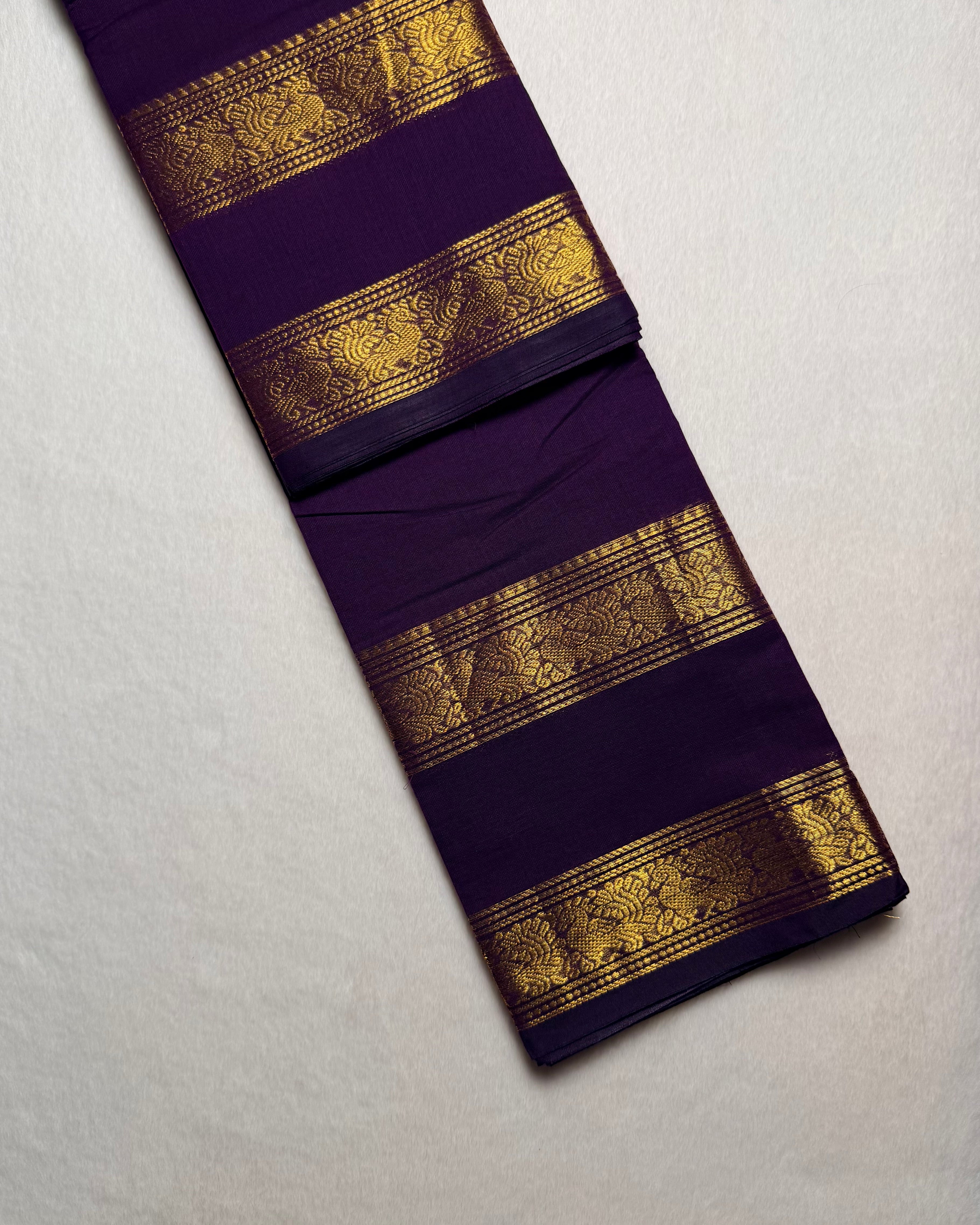 Premium Zari Kanchi Cotton Saree