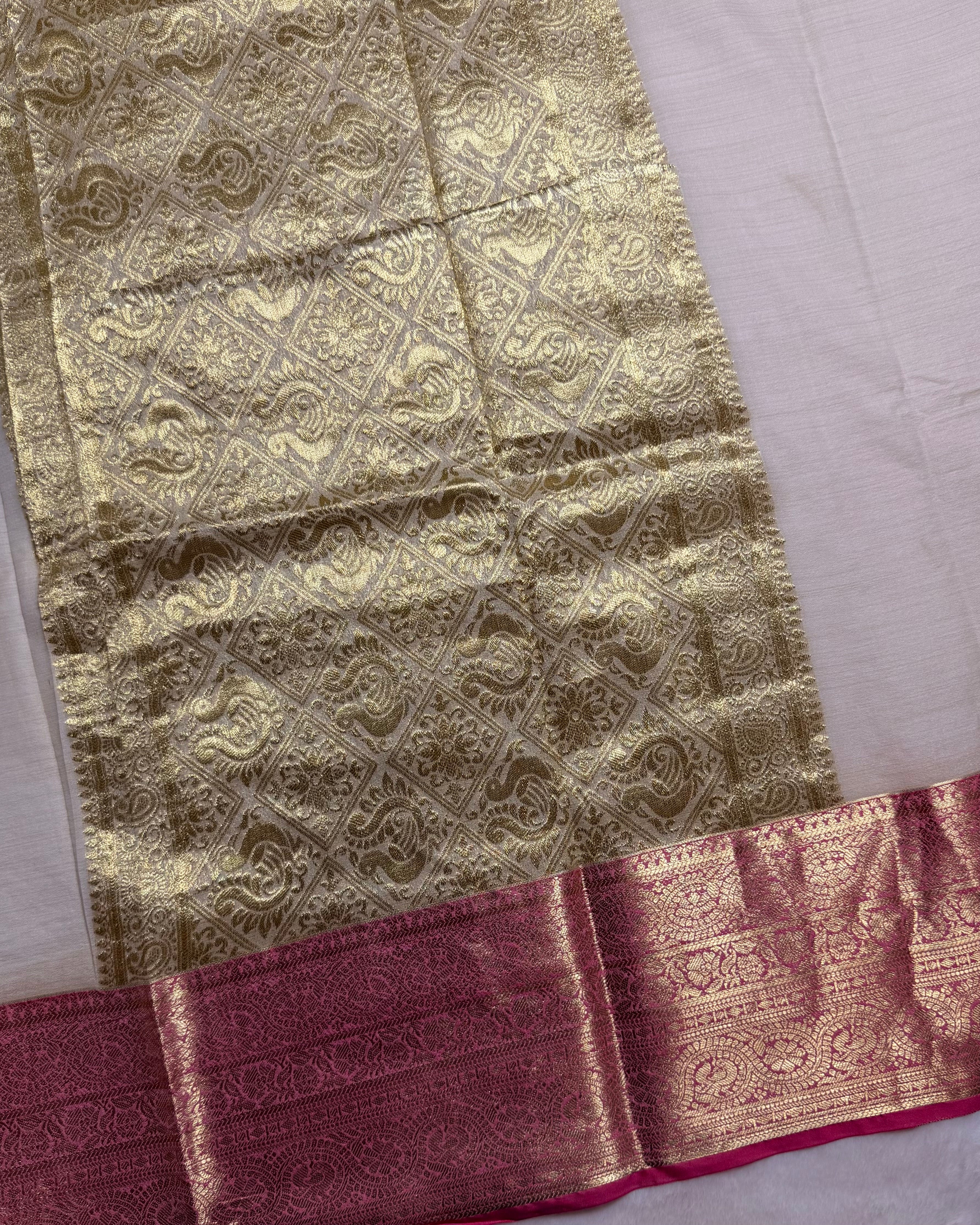 Premium Semi Soft Tissue Cotton Saree