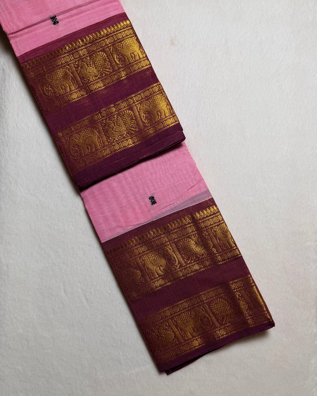 Premium Zari Kanchi Cotton Saree