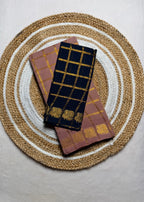 Traditional Madurai Sungudi Cotton Saree with Blouse Piece