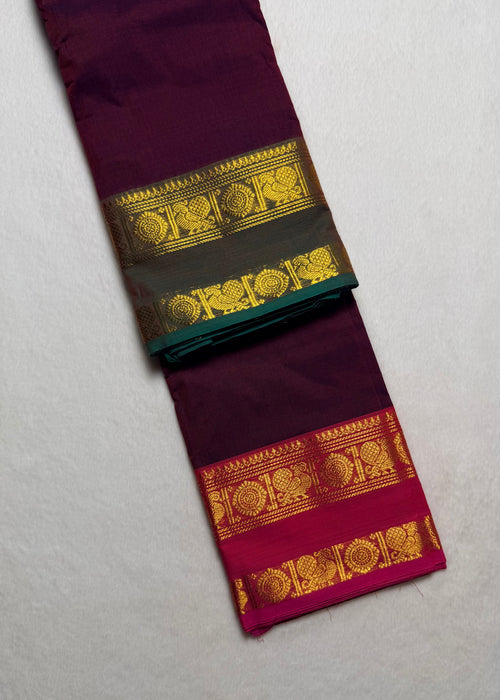 Premium Ganga Jamuna Kanchi Cotton Saree
