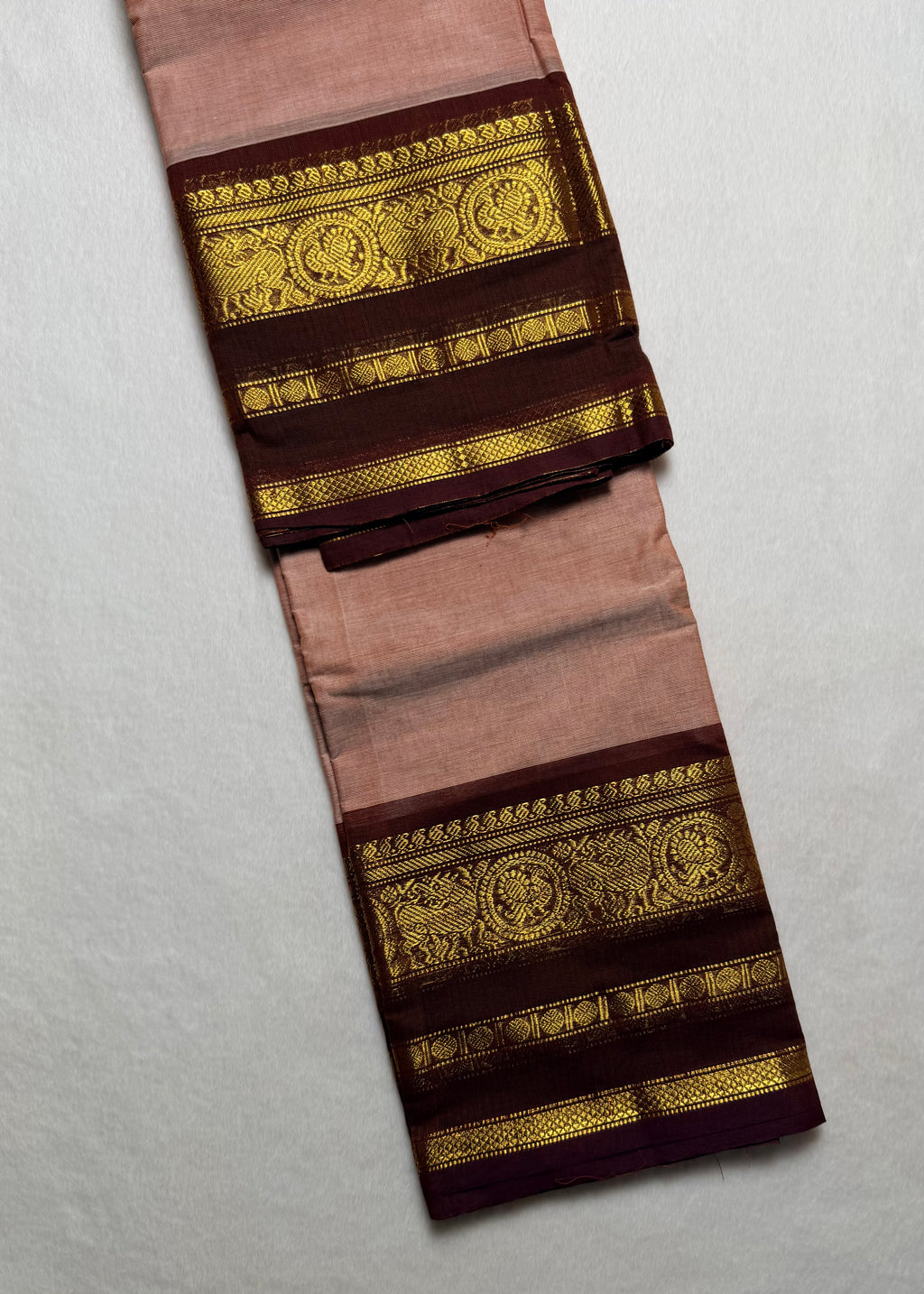 Premium Zari Kanchi Cotton Saree