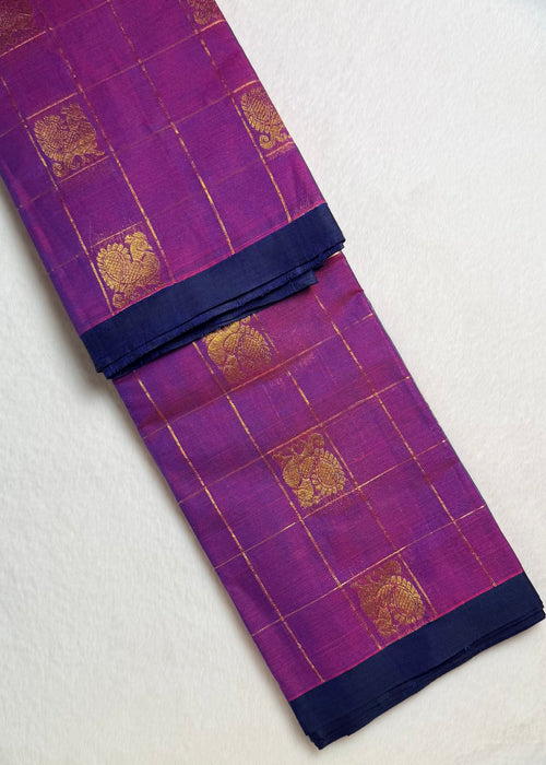 Premium Grand Pallu Kanchi Cotton Saree