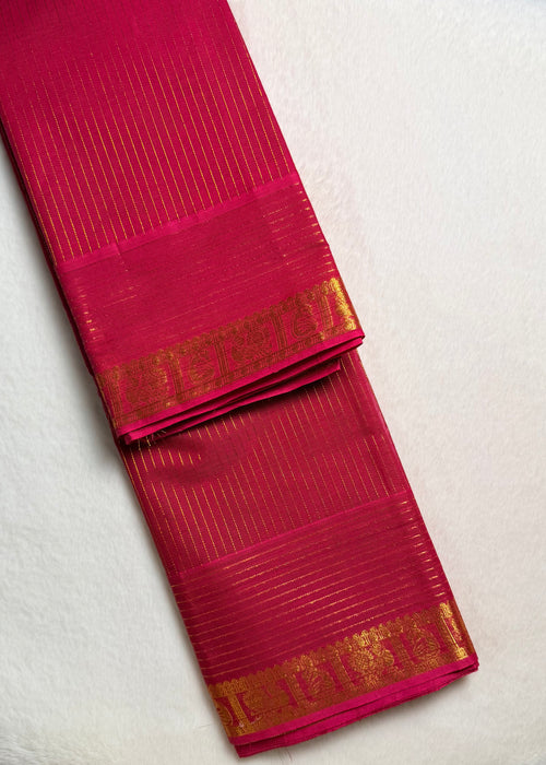 Premium Grand Pallu Kanchi Cotton Saree