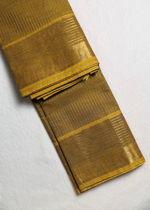 Premium Grand Pallu Kanchi Cotton Saree