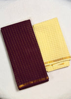 Traditional Pentax Madurai Sungudi Cotton Saree with Blouse Piece