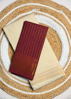Traditional Madurai Sungudi Cotton Saree with Blouse Piece