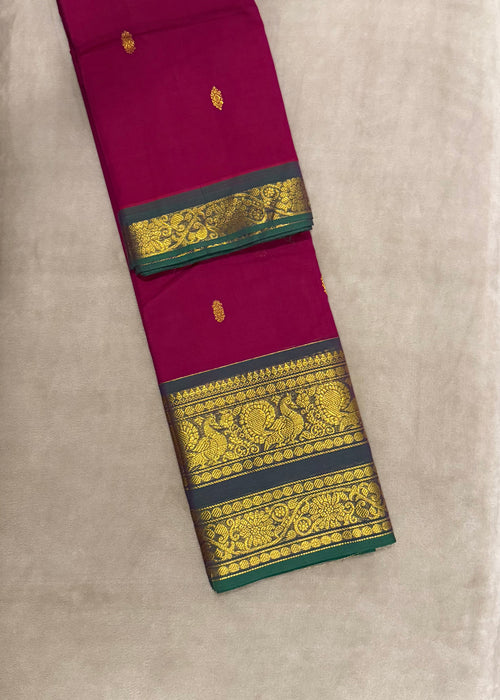Grand Pallu Premium Kanchi Cotton Saree