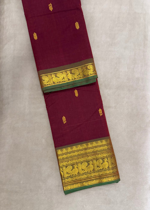 Grand Pallu Premium Kanchi Cotton Saree