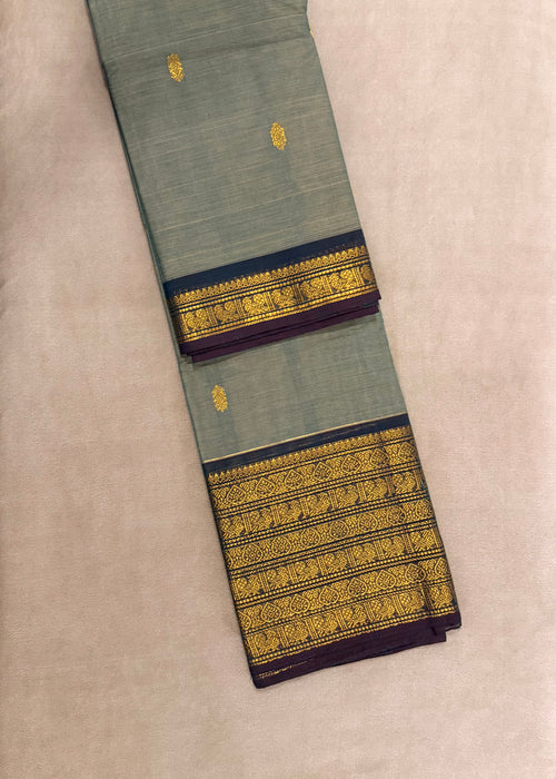 Grand Pallu Premium Kanchi Cotton Saree