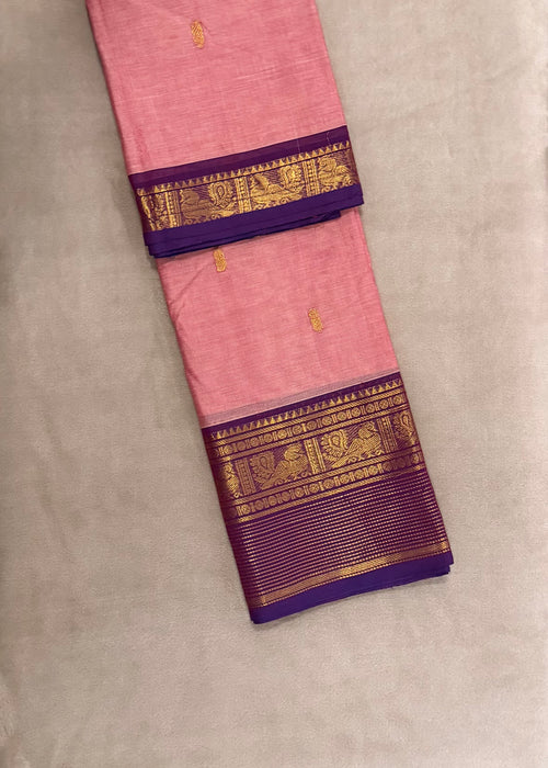 Grand Pallu Premium Kanchi Cotton Saree