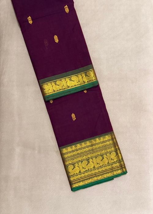 Grand Pallu Premium Kanchi Cotton Saree