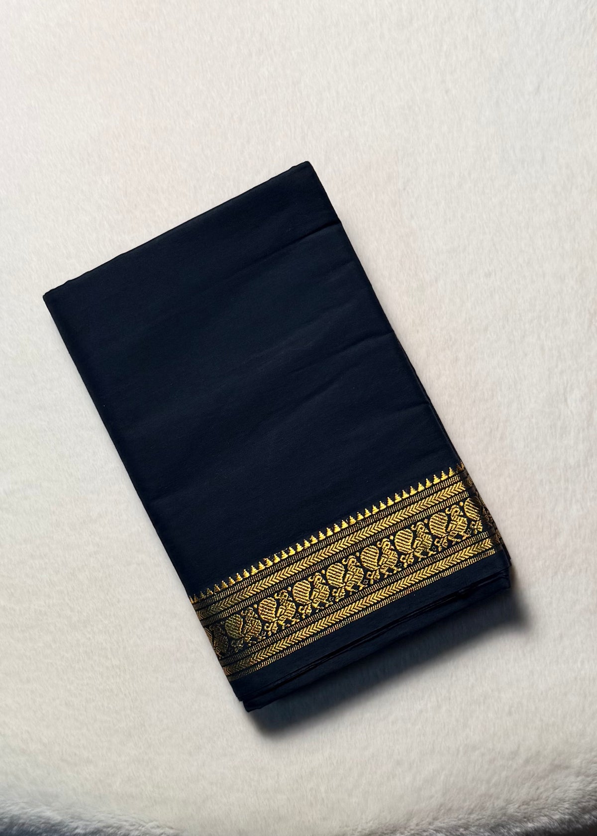 Premium Thin Border Kanchi Cotton Saree