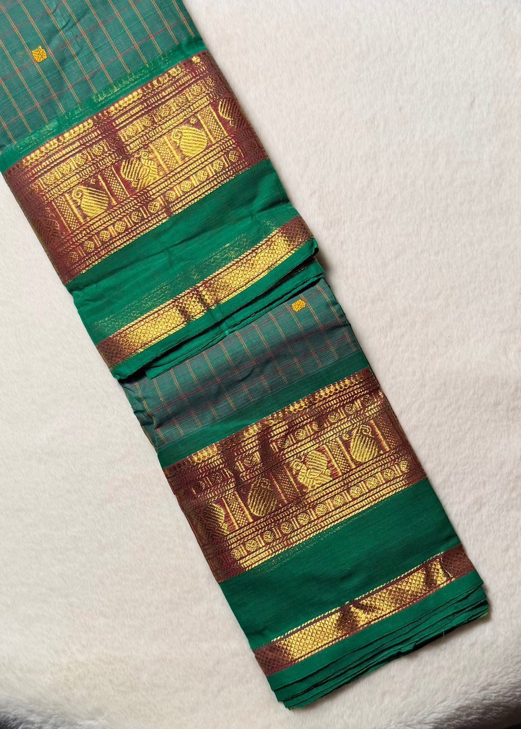 Premium Vintage Kanchi Cotton Saree
