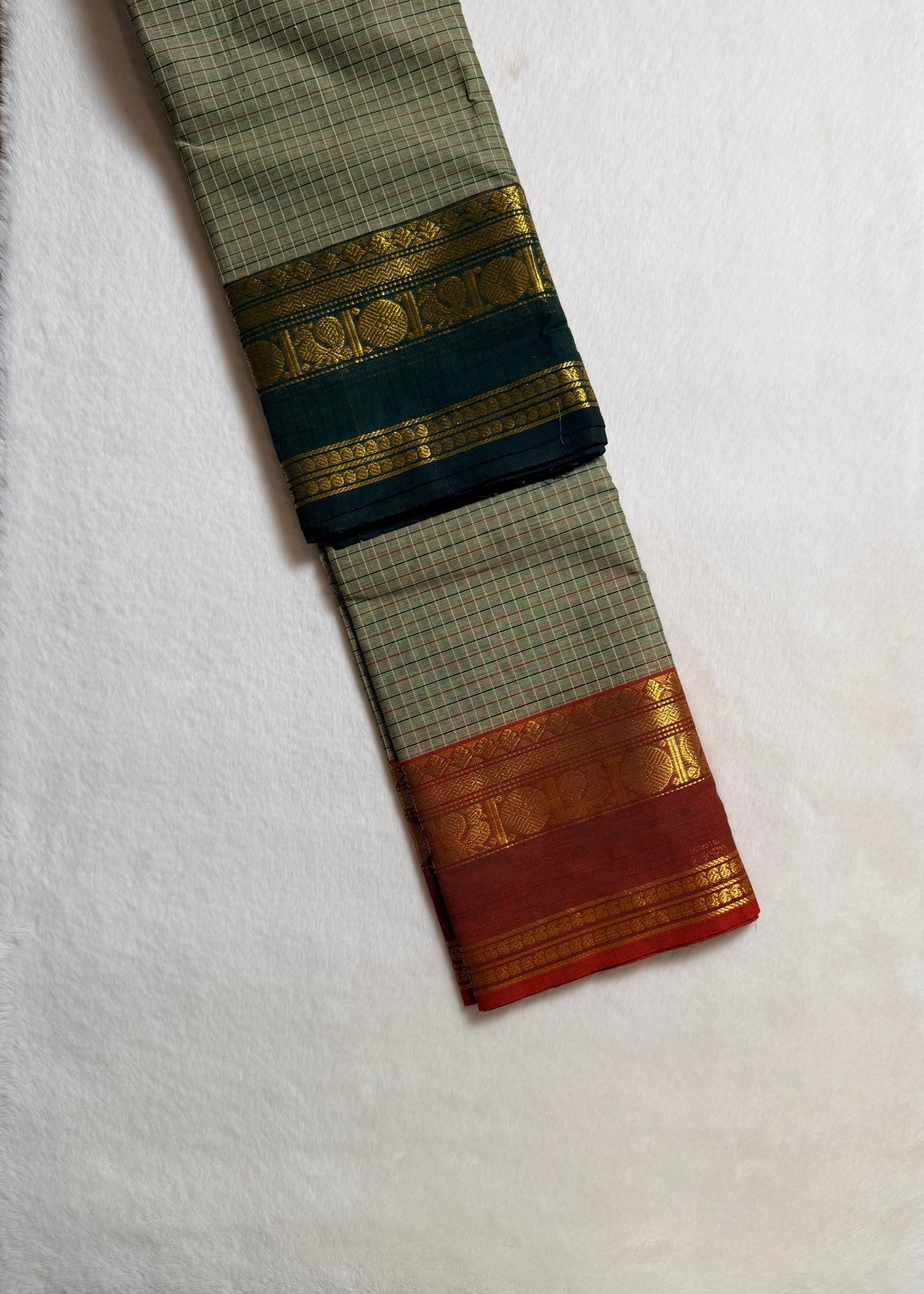 Premium Vintage Ganga - Jamuna Kanchi Cotton Saree