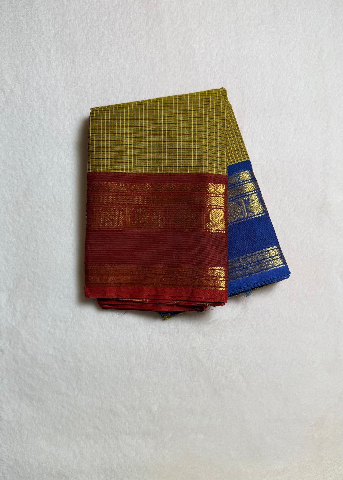 Premium Vintage Ganga - Jamuna Kanchi Cotton Saree
