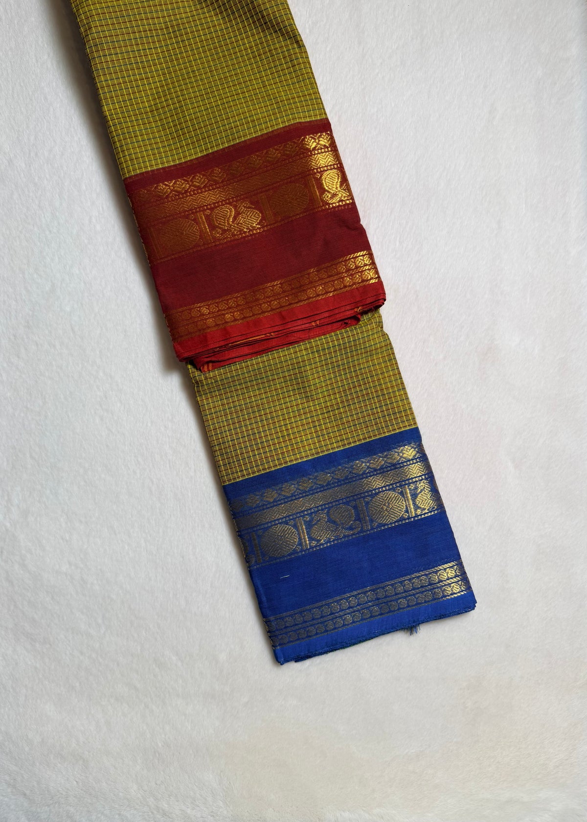 Premium Vintage Ganga - Jamuna Kanchi Cotton Saree