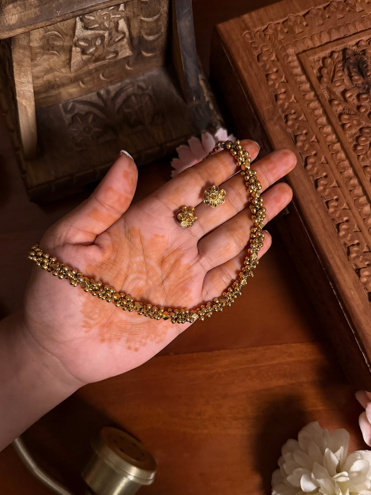 Antique Necklace Or Short Haram