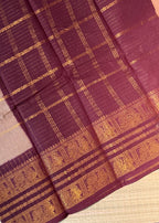 Traditional Madurai Sungudi Cotton Saree with Blouse Piece