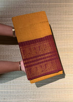 Traditional Madurai Sungudi Cotton Saree with Blouse Piece