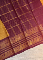 Traditional Madurai Sungudi Cotton Saree with Blouse Piece