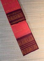 Traditional Madurai Sungudi Cotton Saree with Blouse Piece