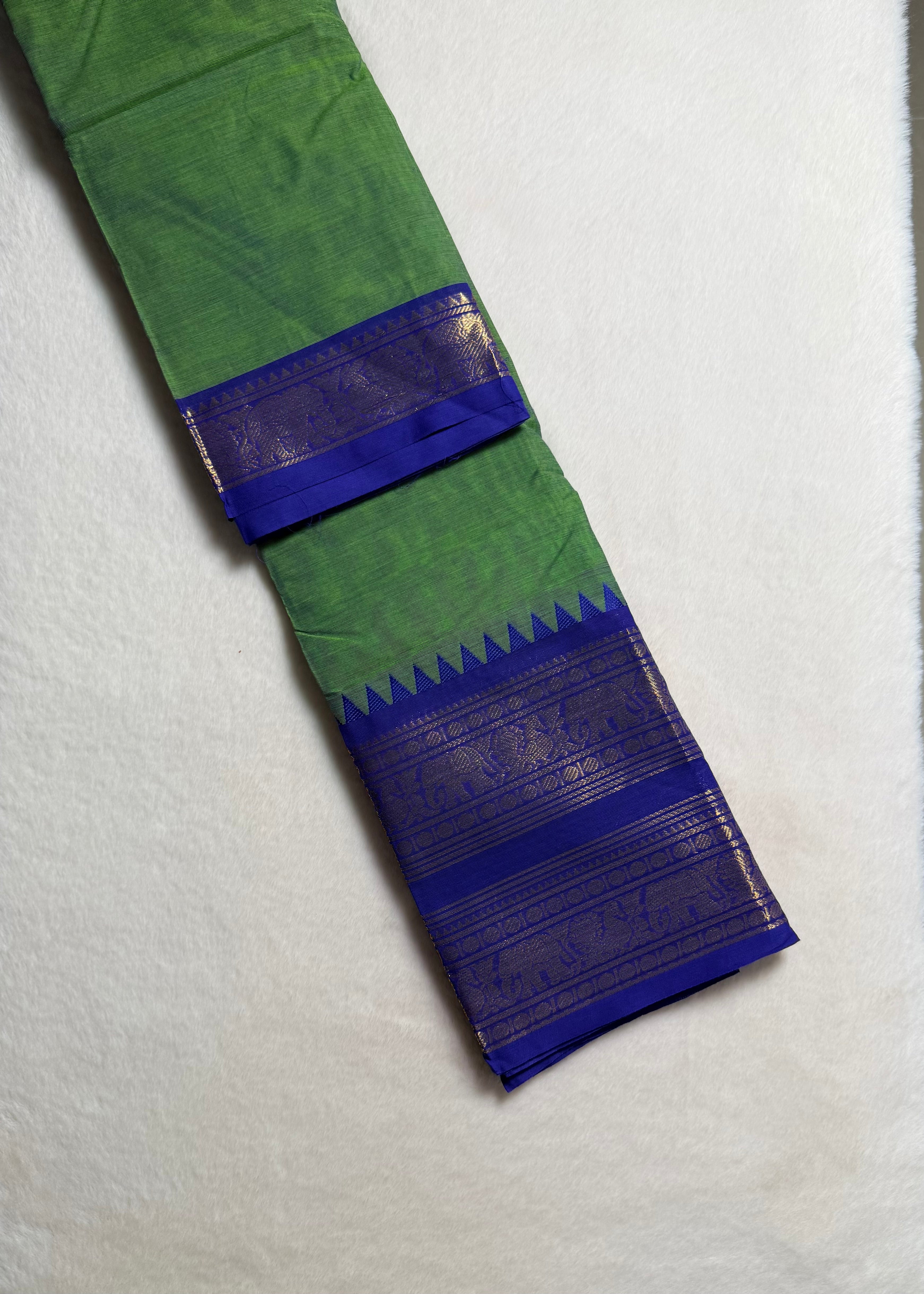 Premium Temple Kanchi Cotton Saree
