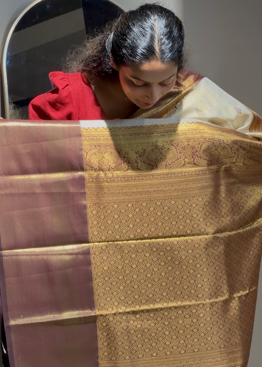 Semi Kanchipuram Silk Saree