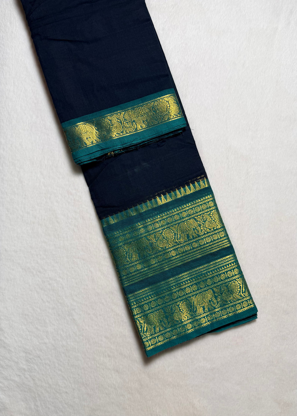 Premium Temple Kanchi Cotton Saree