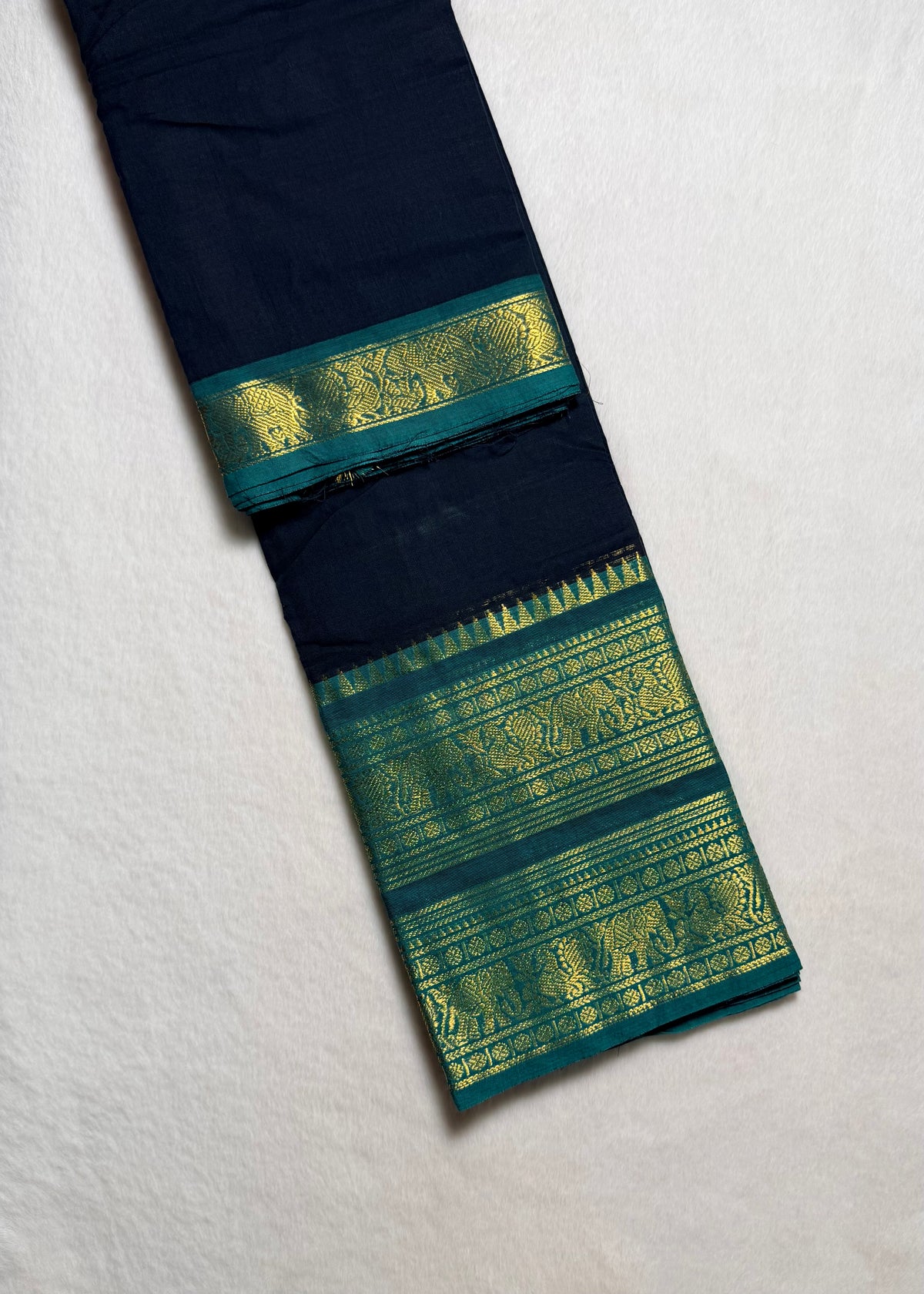 Premium Temple Kanchi Cotton Saree