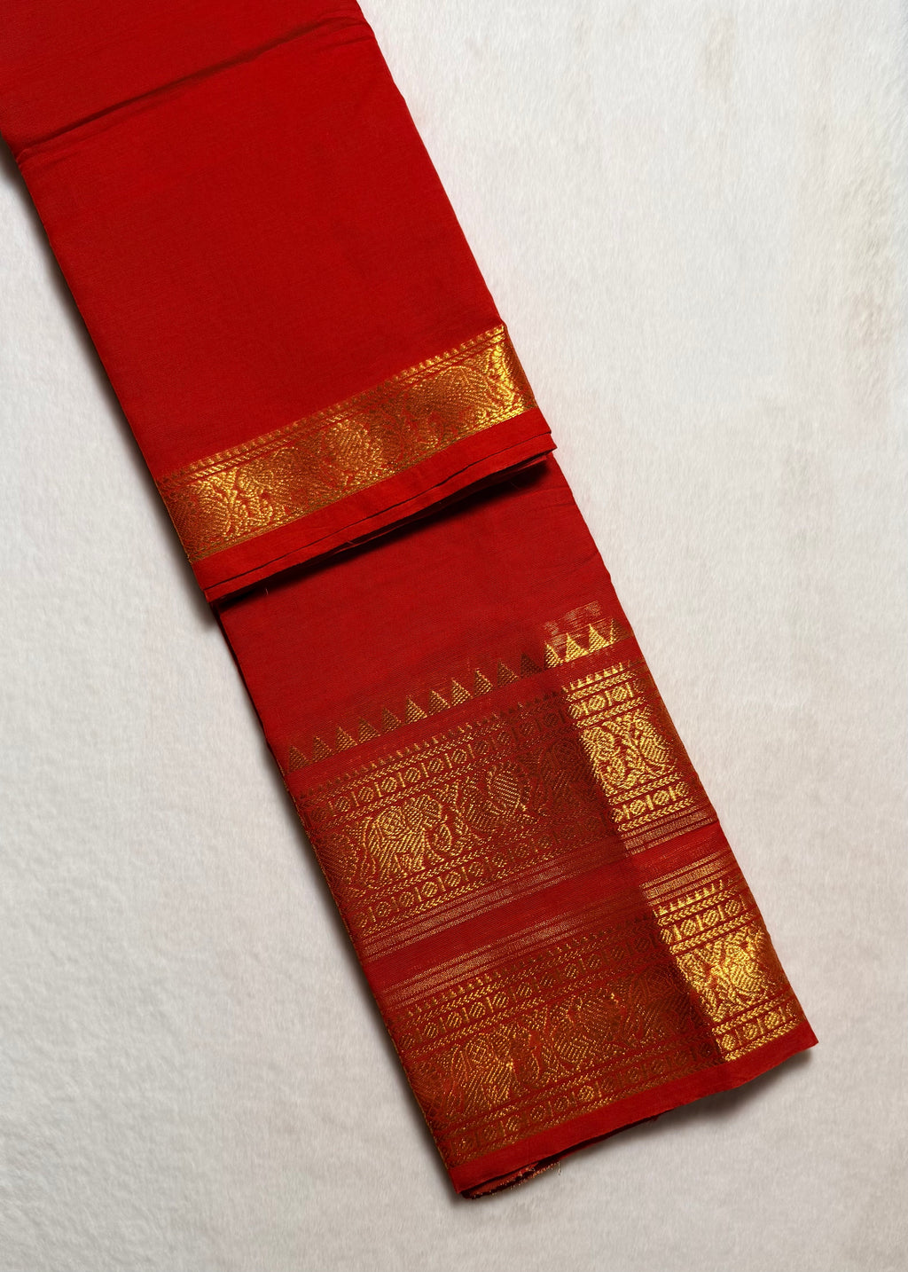 Premium Temple Kanchi Cotton Saree