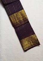 Premium Vintage Grand Pallu Kanchi Cotton Saree