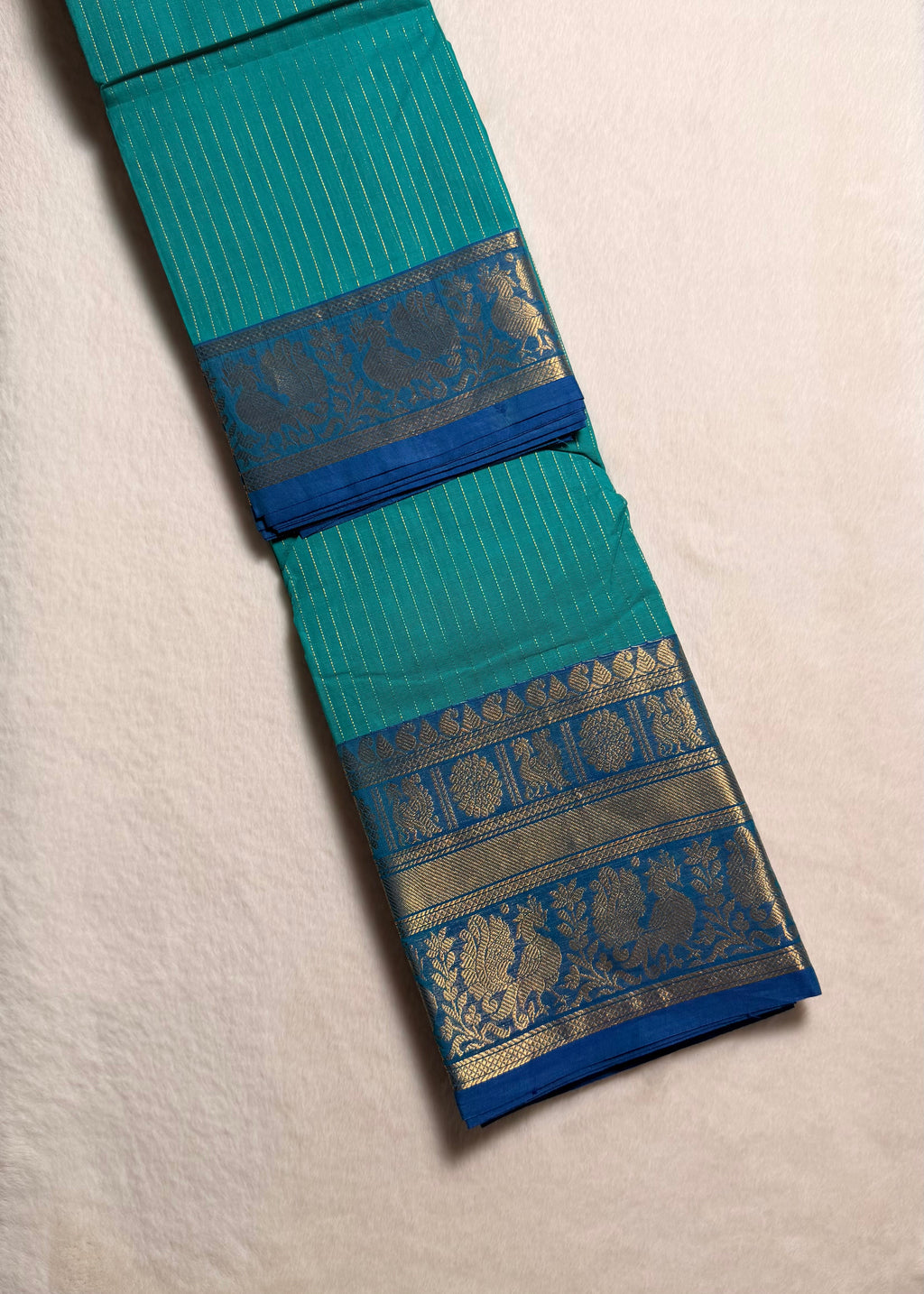 Grand Pallu Premium Zari Kanchi Cotton Saree