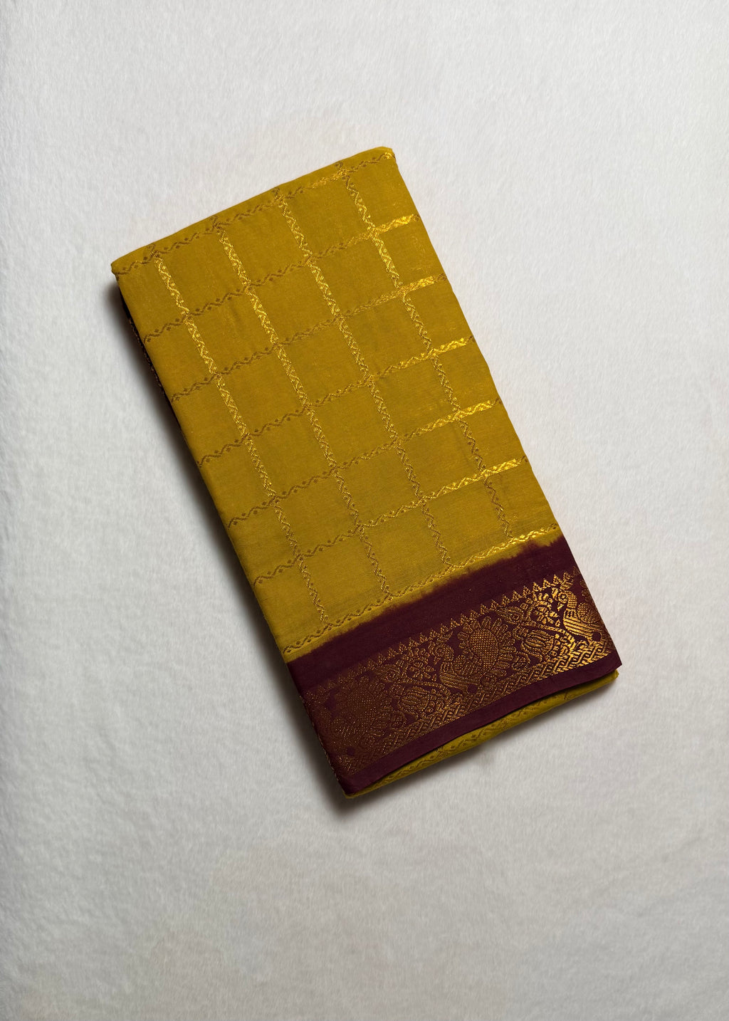 Grand Palu Madurai Sungudi Cotton Saree with Blouse Piece