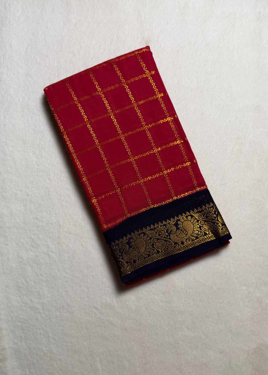 Grand Palu Madurai Sungudi Cotton Saree with Blouse Piece