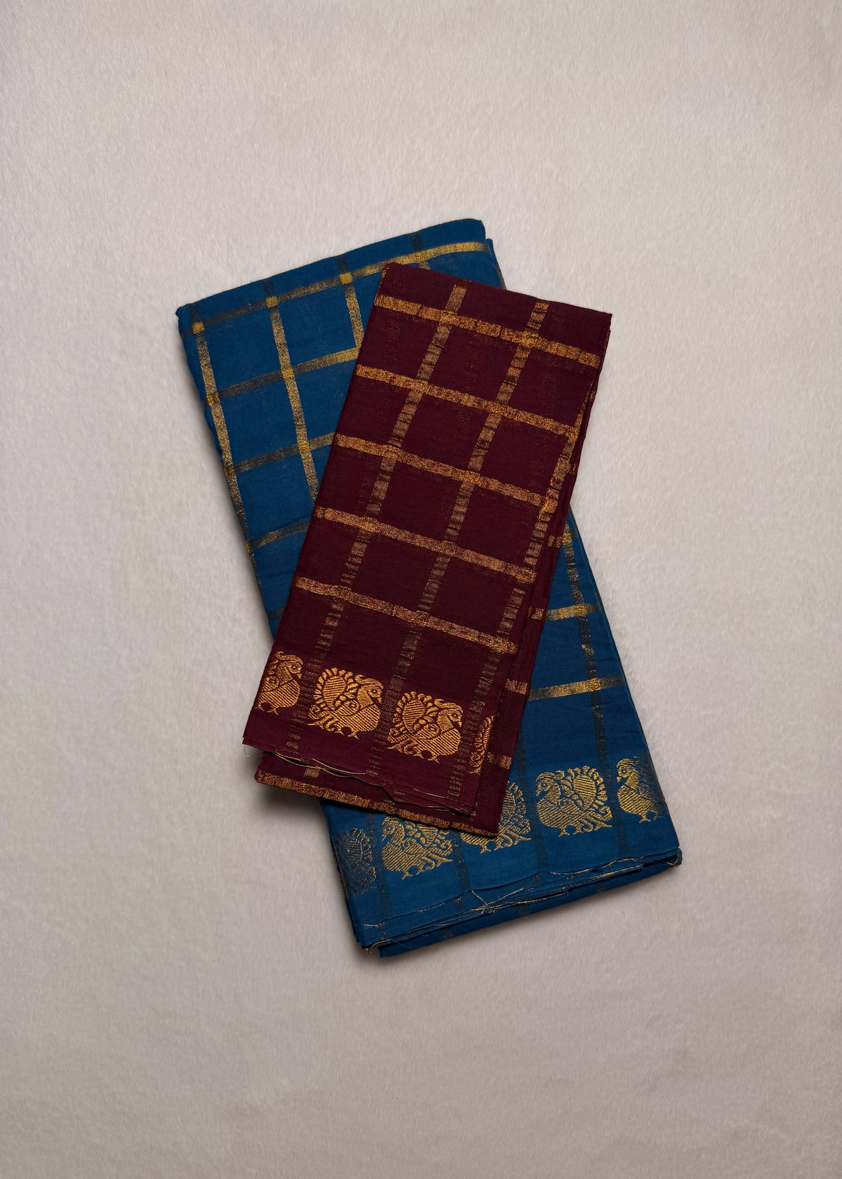 Traditional Madurai Sungudi Cotton Saree with Blouse Piece