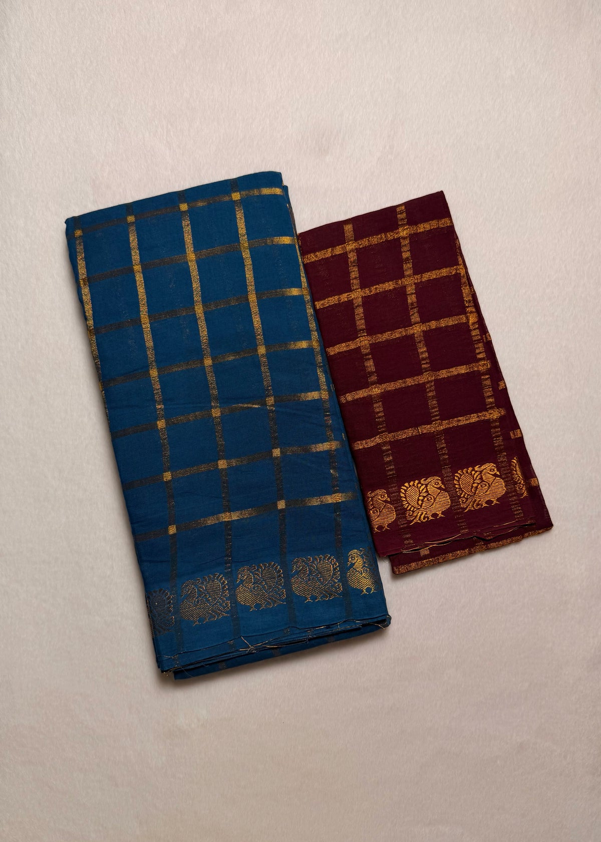 Traditional Madurai Sungudi Cotton Saree with Blouse Piece